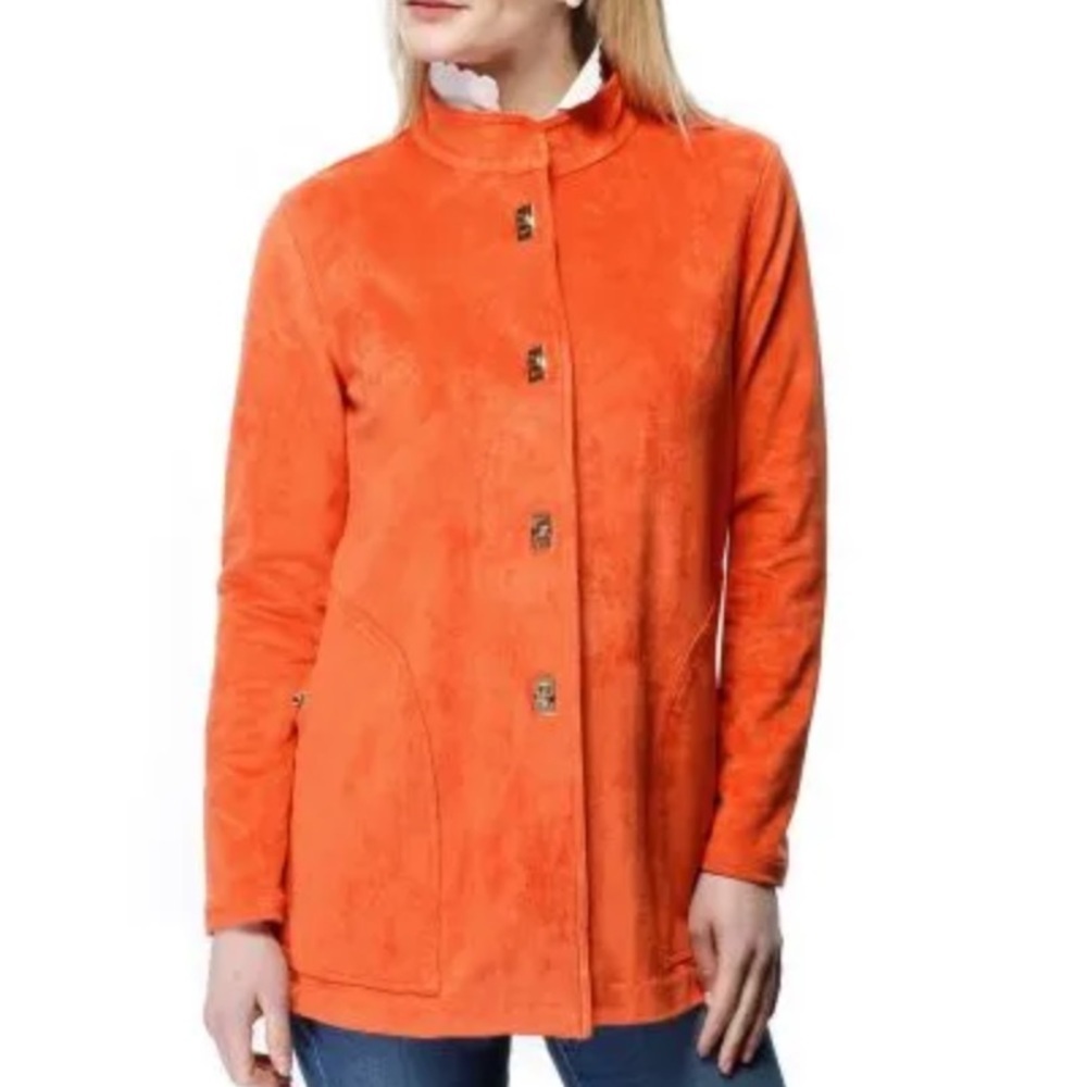 Gretchen Scott suede bonne coat NWT